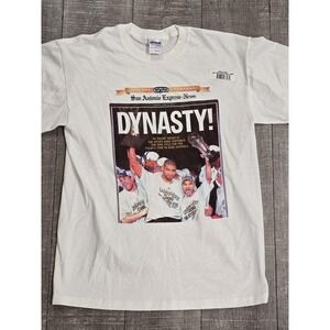 San Antonio Spurs‎ Shirt Mens Medium 2007 Finals Champions Dynasty Duncan Parker
